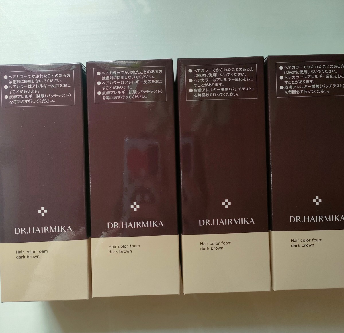 DR HAIRMIKA ヘアカラー フォーム ダークブラウン 8本セット 未使用品