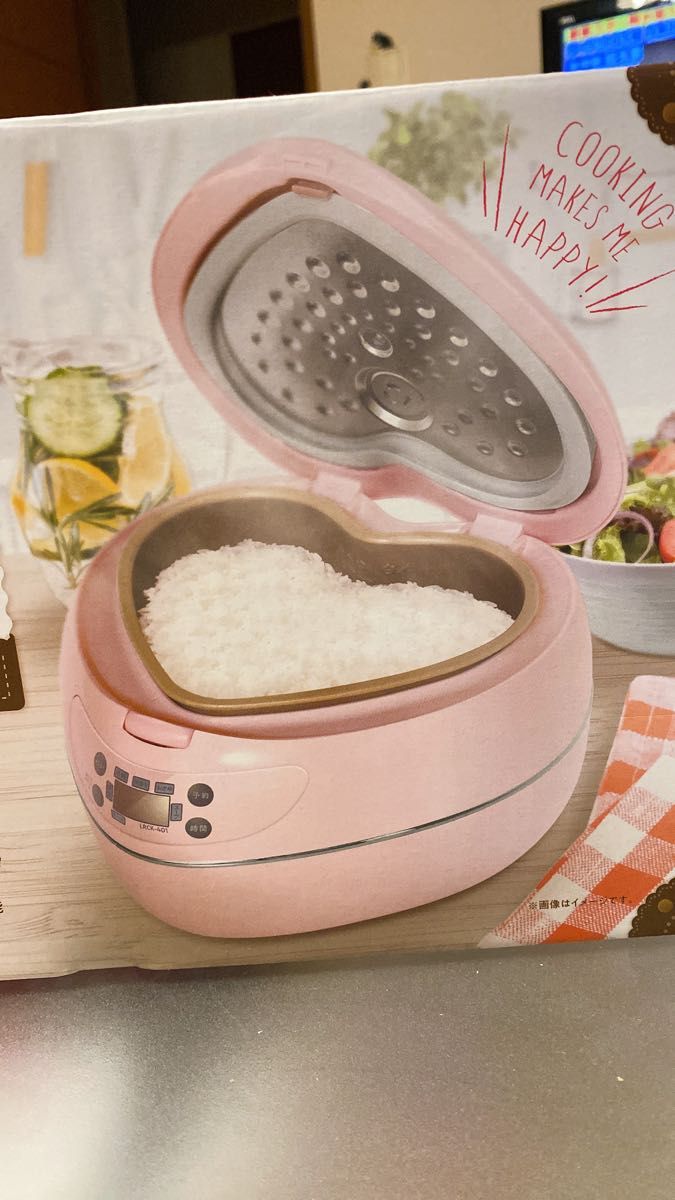 ハート型炊飯器 ピンク 説明書あり｜Yahoo!フリマ（旧PayPayフリマ）