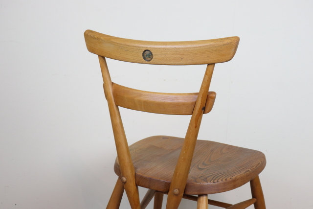 イギリス アーコール社 ercol チャイルドチェア ブルードット 座面高