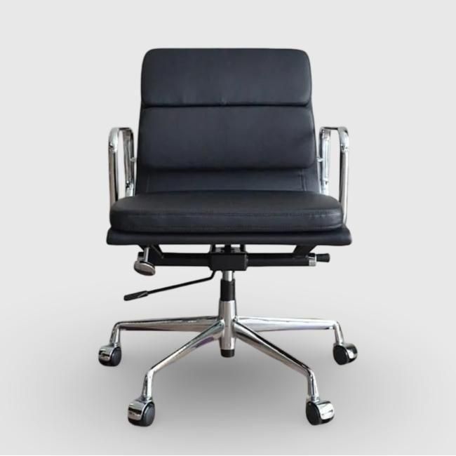 アルミナムチェア|ハーフ本革 - デザイナーズ家具 リプロダクト