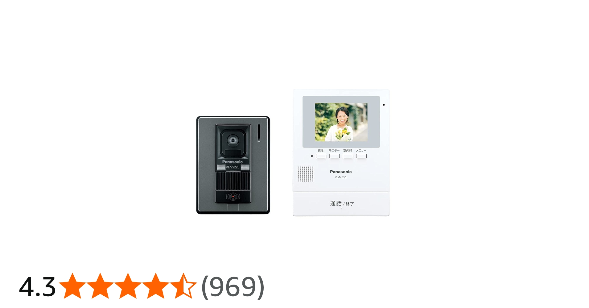 Amazon.co.jp: パナソニック テレビドアホン 電源コード式 自動録画