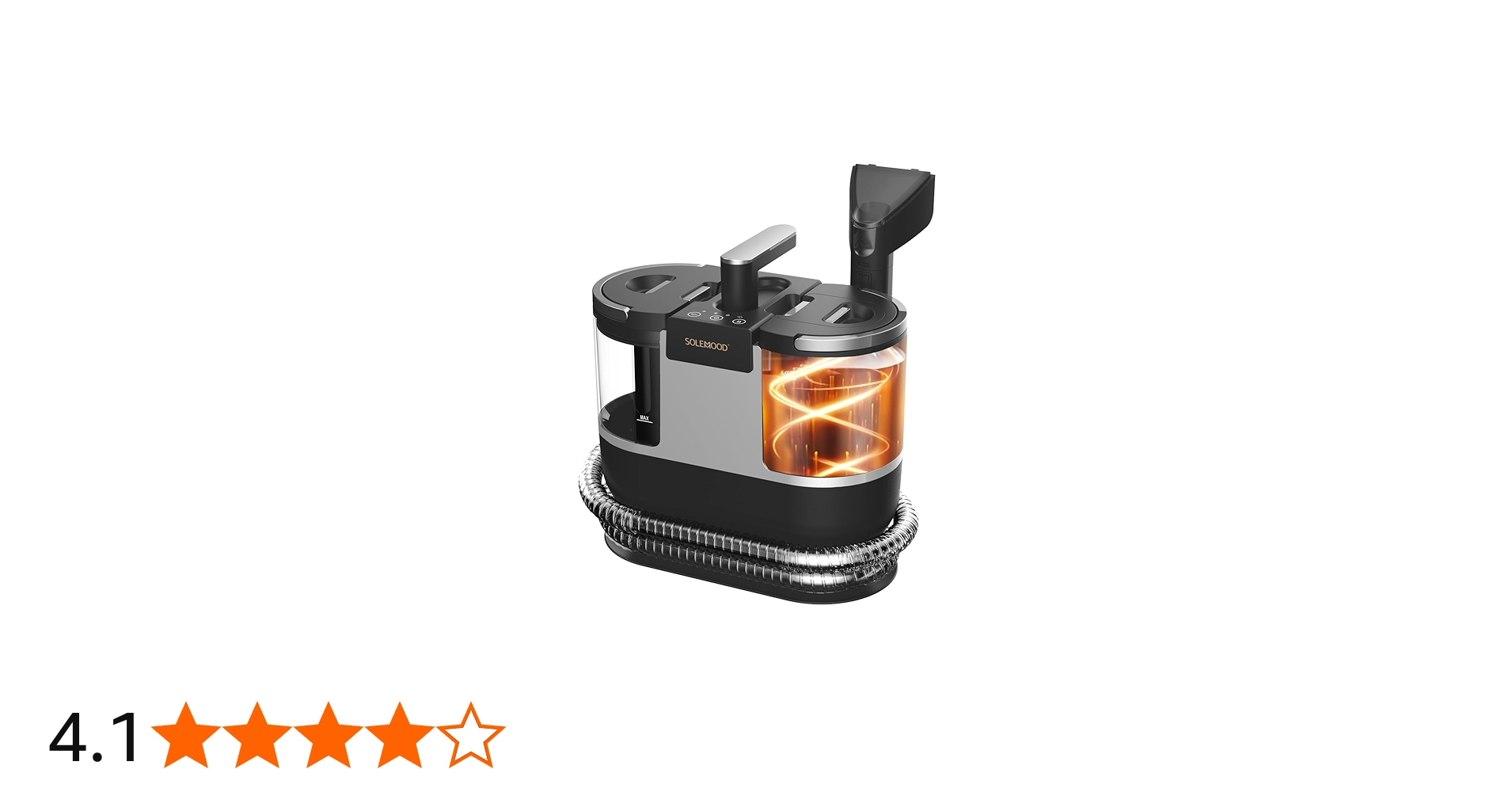 Amazon | 【100℃高温蒸気×16000Pa超強吸引力】SOLEMOOD カーペット