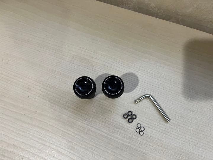 ★☆ DRT バリアル ハンドルノブ 単体 2個セット　ブラック　超美品 DRT☆バリアルハンドルノブ♪ | 患者deニート