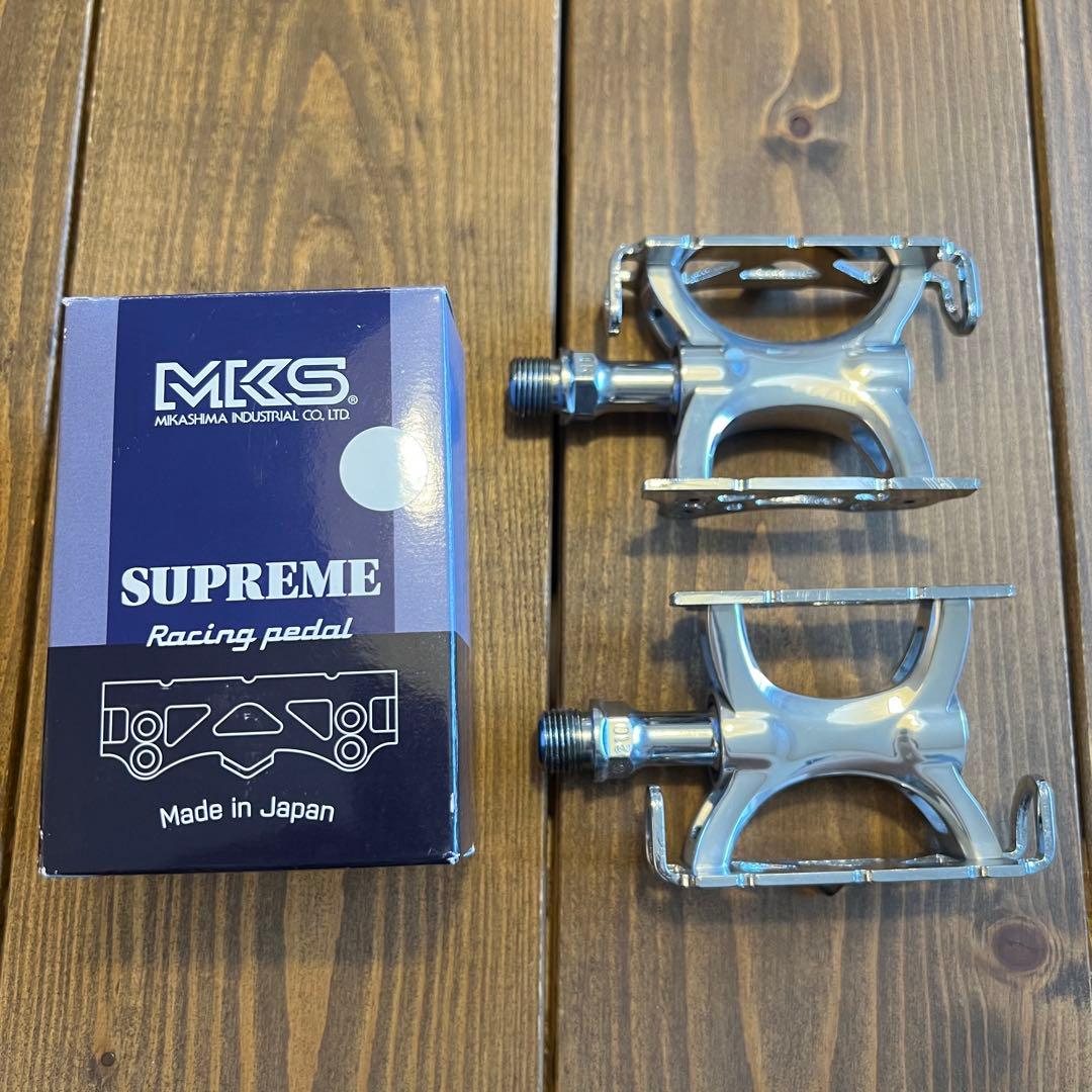 MKS SUPREME 三ヶ島ペダル 三ヶ島製作所の技術の粋を集めたNJS公認ハイスペックペダル MKS