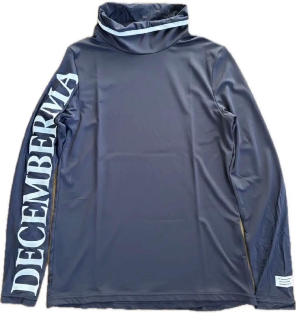 ディセンバーメイ ゴルフ モックネック インナーシャツ Lサイズ 日本製 ディセンバーメイ ゴルフ インナーシャツ メンズ 長袖 ハイネック